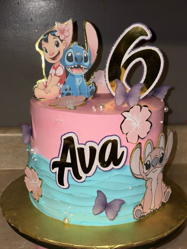 Custom birthday cake